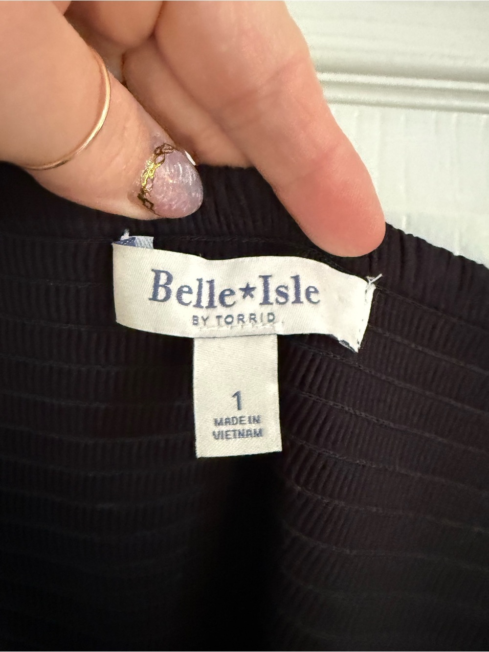 Belle Isle Torrid Dress Black with White Trim - Size 1 - Picture 2 of 9